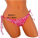 Hula Honey Bikini Fuchsia Bottom Swim Suit Women's Sz XS