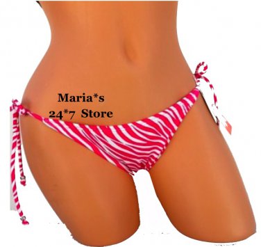 Hula Honey Bikini Fuchsia Bottom Swim Suit Women's Sz XS