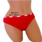 Hula Honey Red Bikini Swim Suit Bottoms Women's Sz Sm