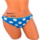 Hula Honey Blue Bikini Swim Suit Bottom Women's Jr Sz XS