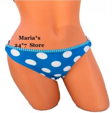 Hula Honey Blue Bikini Swim Suit Bottom Women's Jr Sz XS