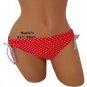 Hula Honey White Dots Bikini Swim Suit Women's Bottom Sz Sm