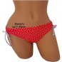 Hula Honey White Dots Bikini Swim Suit Women's Bottom Sz Sm