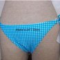 Hula Honey Check Bikini Swim Suit Bottom Women's Jr Sz Lg