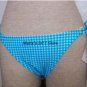 Hula Honey Check Bikini Swim Suit Bottom Women's Jr Sz Lg