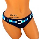 Hula Honey Navy Bikini Swim Suit Women's Jr Bottom Sz S, L