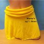 Hula Honey Bikini Yellow Skirt Cover Up Suit Women's Sz Sm