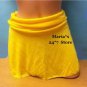 Hula Honey Bikini Yellow Skirt Cover Up Suit Women's Sz Sm
