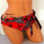 Tropical Honey Floral Bikini Swim Suit Bottoms Women's Sz 16