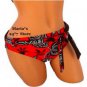Tropical Honey Floral Bikini Swim Suit Bottoms Women's Sz 16