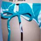 Island Soul Floral Bikini Swim Suit Bottom Women's Sz Sm