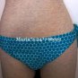 Bitten Teal Dots Bikini Swim Suit Bottom Women's Sz XL