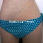 Bitten Teal Dots Bikini Swim Suit Bottom Women's Sz XL