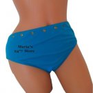 Body ID Studded Blue Bikini Swim Suit Bottom Women's Sz 14