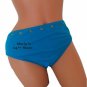Body ID Studded Blue Bikini Swim Suit Bottom Women's Sz 14