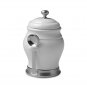 Williams Sonoma West Elm Coffee Tea Ceramic Canister w/Spoon Storage Unit