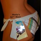 Hobie Bikini Pink Flower Swim Suit Bottom Women's Sz M