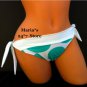 Hobie Bikini Blue Dots Swim Suit Bottom Women's Sz Sm