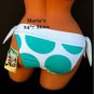 Hobie Bikini Blue Dots Swim Suit Bottom Women's Sz Sm