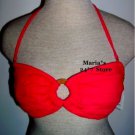 Leilani Cherry String Bikini Swim Suit Top Women's Sz 8 $78
