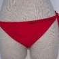 Split Red Bikini Bottom Swim Suit Women's Sz Large