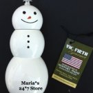 Williams Sonoma Snowman Pepper Grinder Fletcher's Mill USA Made