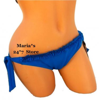 Jantzen Blue Bikini Swim Suit Bottom Women's Jr Sz 6