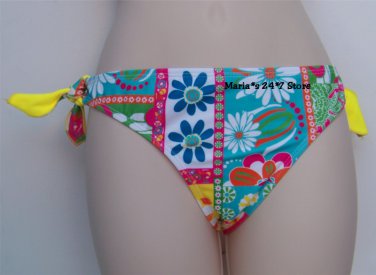 O'Neill Multi Floral Bikini Swim Suit Women's Bottom Sz M