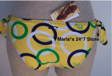 O'Neill Yellow Bikini Swim Suit Women's Bottom Sz Small