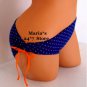 Nautica Blue Bikini Swim Suit Bottom Women's Sz 8