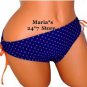 Nautica Blue Bikini Swim Suit Bottom Women's Sz 8