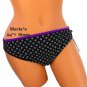 Nautica Black Bikini Swim Suit Women's Bottom Sz 12