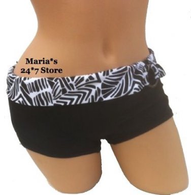 Beltex Black Bikini Swim Suit Bottom Women's Sz 10