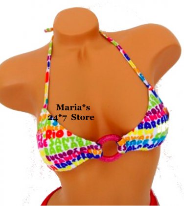 Dear String Multi Bikini Top Swim Suit Women's xSmall
