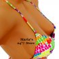 Dear String Multi Bikini Top Swim Suit Women's xSmall