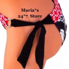 W Swim Multi Color Bikini Suit Bottom Women's Sz Med