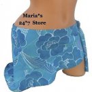 Blue Bikini Swim Suit Wrap Cover Up Women's Jr Sz Lg