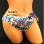 Lucky Brand Butterfly White Bikini Swim Suit Bottom Women's Sz XS