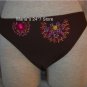 99 Degrees Brown Beaded Bikini Swim Suit Women's Bottom Sz XL