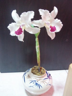 Clay flower CL 0030