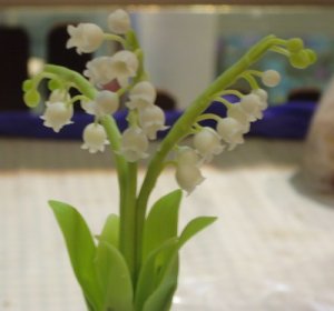 Clay flower CL0035