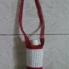 Bottle bag crochet handmade for travel