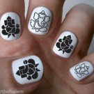 44 GANESH Nail Art Decals - Hindu Meditation Indian - PROFESSIONAL SALON RESULTS