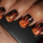 REAL FLAMES Full Nail Decals - Harley Motorcycle - Hot Rod Nail Wraps Nail Art