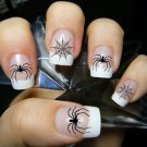 52 SPIDERS and WEBS Nail Art PROFESSIONAL Waterslide Decals NOT Stickers / Vinyl