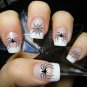 52 SPIDERS and WEBS Nail Art PROFESSIONAL Waterslide Decals NOT Stickers / Vinyl