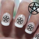 80 PENTACLES Nail Art PROFESSIONAL RESULT Waterslide Decals Not Sticker or Vinyl