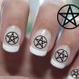 80 PENTACLES Nail Art PROFESSIONAL RESULT Waterslide Decals Not Sticker or Vinyl