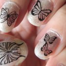 60 Tribal BUTTERFLIES Nail Art Decals  - SALON QUALITY RESULTS - Mega Pack