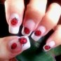 49 LADYBUGS -Nail Art Decals WaterSlide Transfers Stickers Professional Results